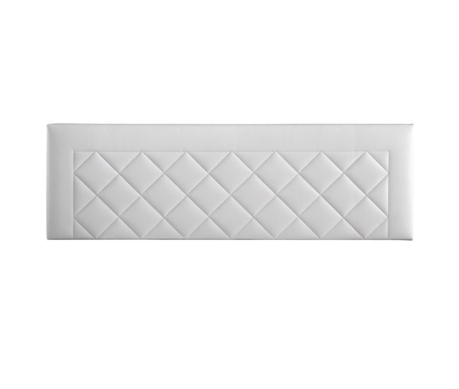 Cabecero de Cama DOMUS Tapizado Polipiel 145 Blanco