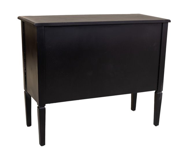 Cómoda de madera Negro
