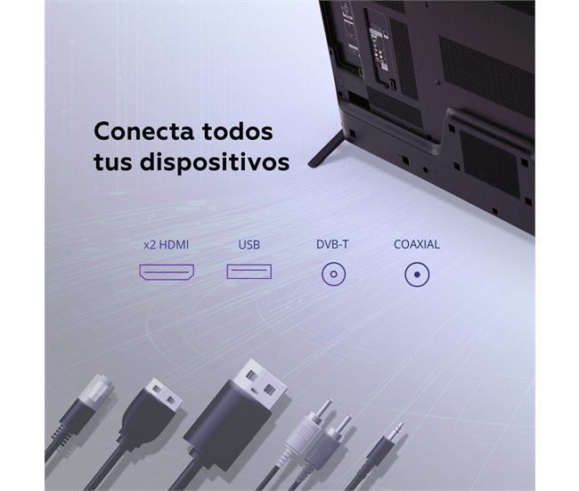 Televisor 32 pulgadas - TD Systems PRIME32M20H Negro
