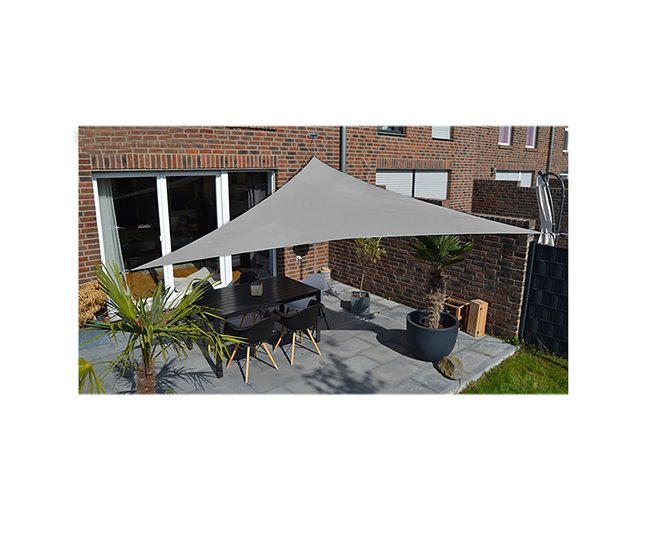 Acomoda Textil – Toldo Vela de Sombra. 500x500 Gris