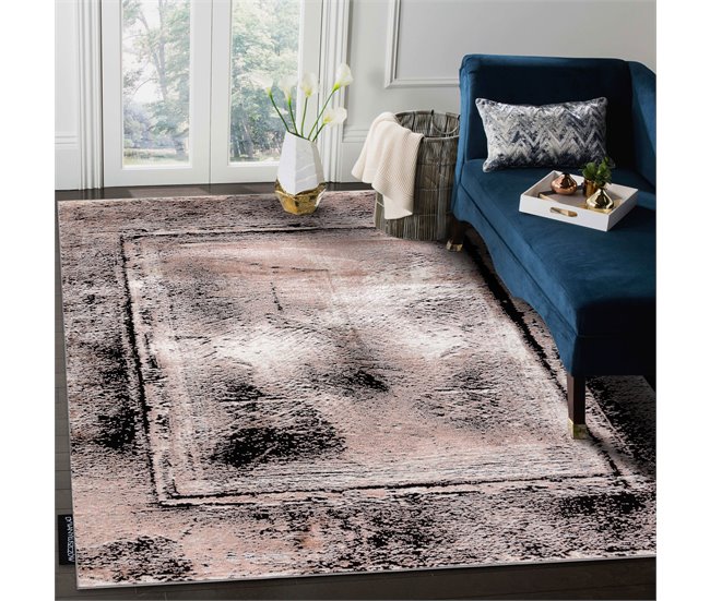 Alfombra DE LUXE moderna 634 Marco vintage - Structural 240x340 Gris