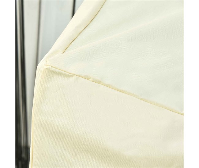 Funda Protectora de Banco Tela Oxford Outsunny 140x84 Beige