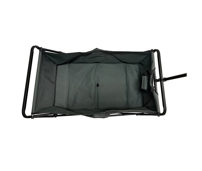 Acomoda Textil – Carro de Jardín con Ruedas. Plegable y Robusto. Negro