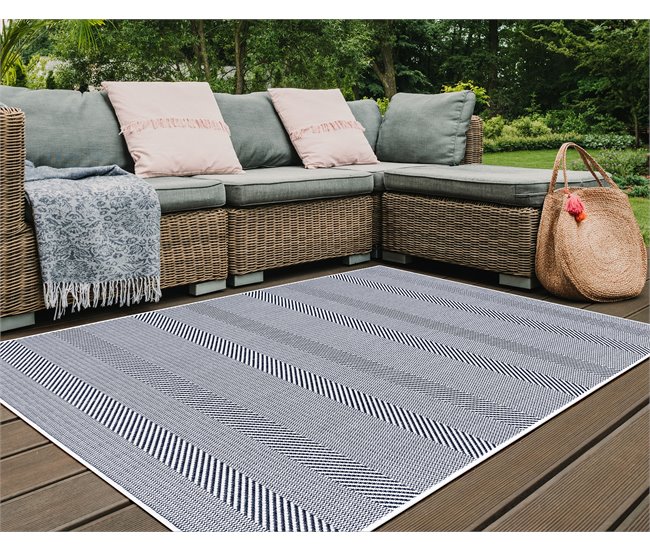 Alfombra interior & exterior OCEAN Azul