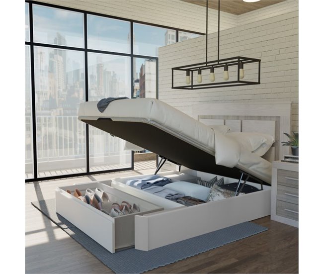 Canapé Luxury Premium 3D 150x190 Blanco