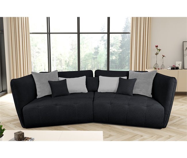 Sofá 4 plazas XXL SOPHIE Gris Claro