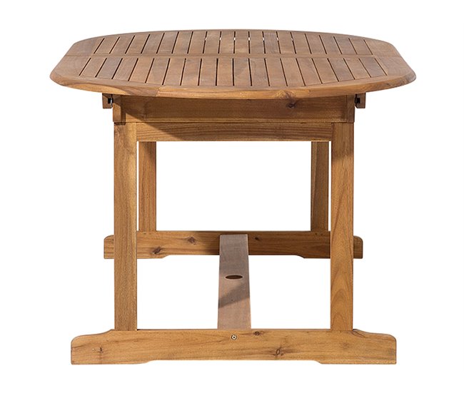 Beliani Conjunto de comedor MAUI Marron