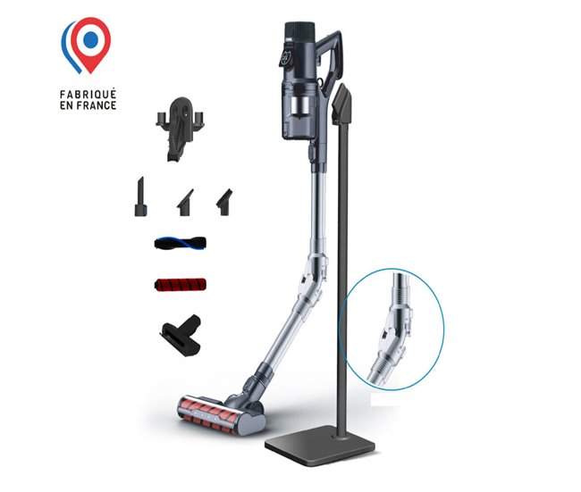 Aspirador de escoba inalámbrico EZIclean® Cycloboost FR15 Animal Negro