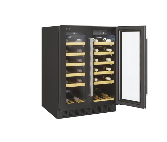 Vinoteca para 38 botellas color negro CANDY CCVB 60D/1 Negro