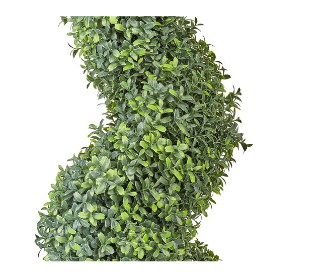 Beliani Planta artificial BUXUS SPIRAL TREE Verde