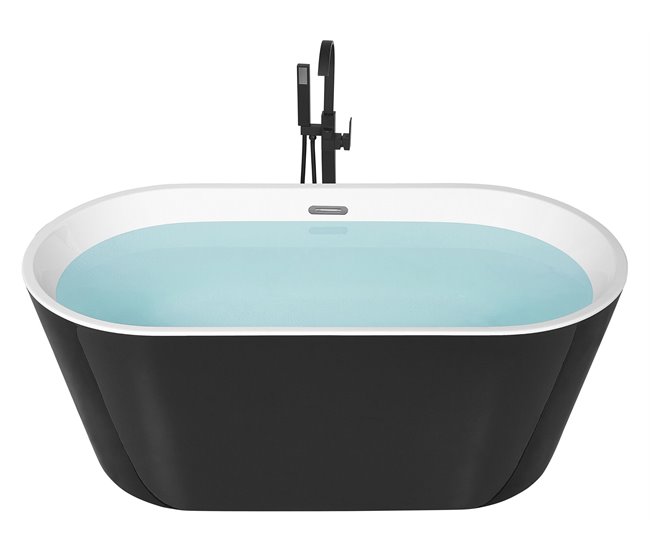 Beliani Bañera independiente HAVANA 72x170 Negro