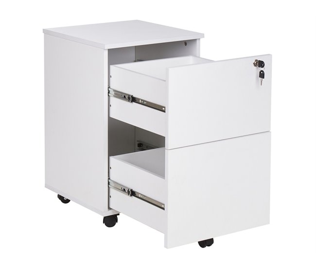 Beliani Estante de oficina JOHNSON Blanco