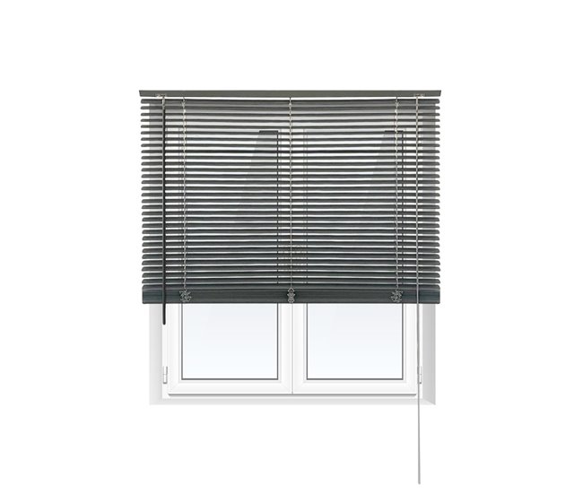 Acomoda Textil – Persiana Veneciana de Aluminio para Ventana. 