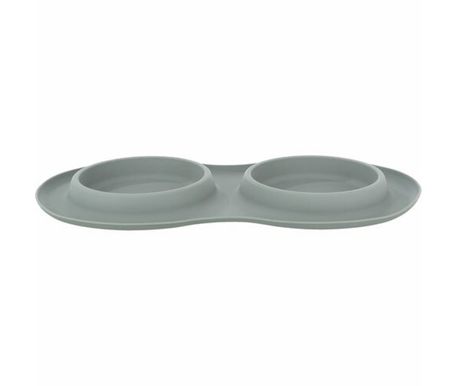 Comedero para Perro Gris