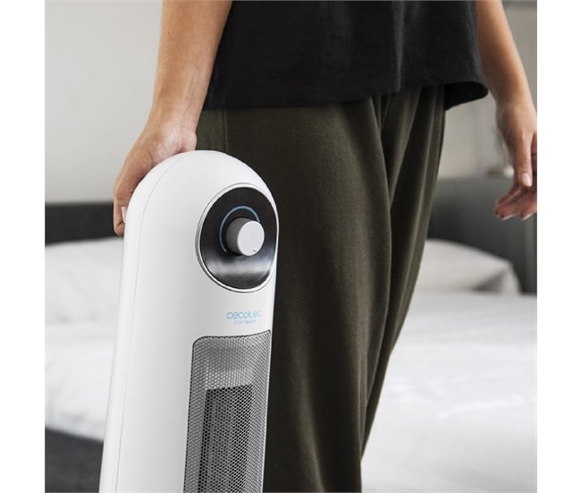 Cecotec Calefactor cerámico de pie Ready Warm 10000 Top Ceramic Blanco