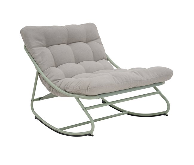 Sillón de jardín ROCKY color beige Blanco
