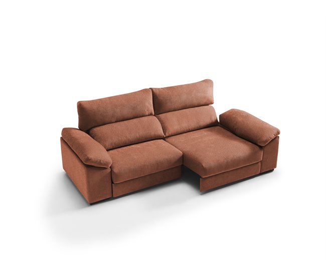 Sofá 4 plazas XXL HIBA Terracota