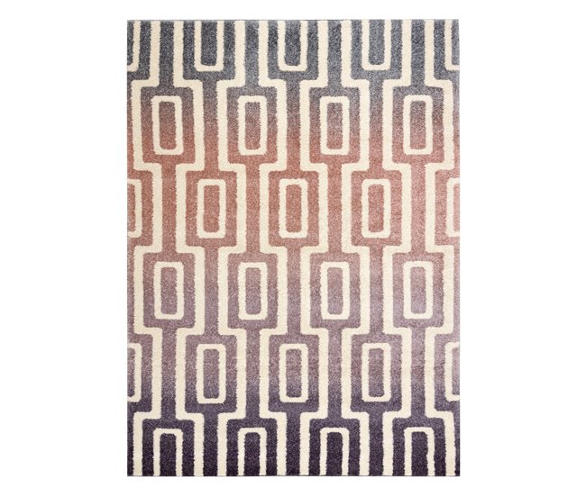 Alfombra KAKE 25809657 Laberinto moderno 120x170 Multicolor
