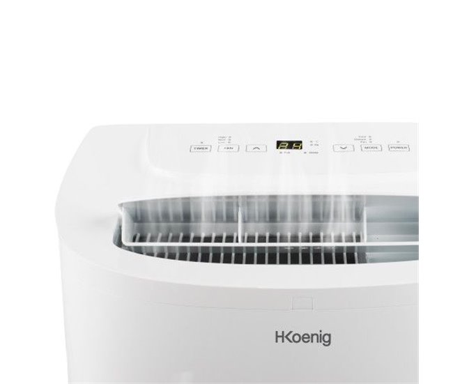 Aire Acondicionado Portátil Reversible Kol6812 H.koenig Blanco/ Gris