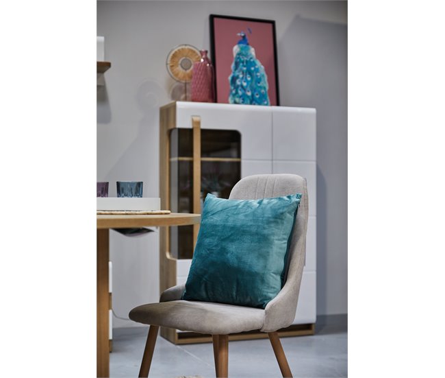 Vitrina de 2 puertas MONTREAL Blanco Brillo