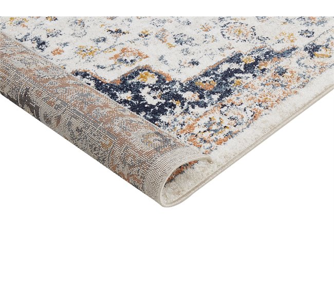 Beliani Alfombra de pelo corto HERMON 80x150 Multicolor
