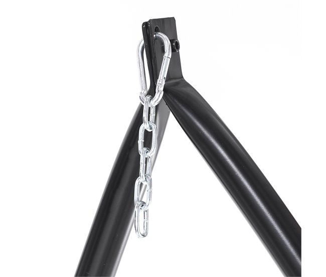 Soporte para Silla Colgante Metal Outsunny Negro