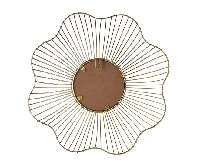 Beliani Espejo decorativo SENS Dorado