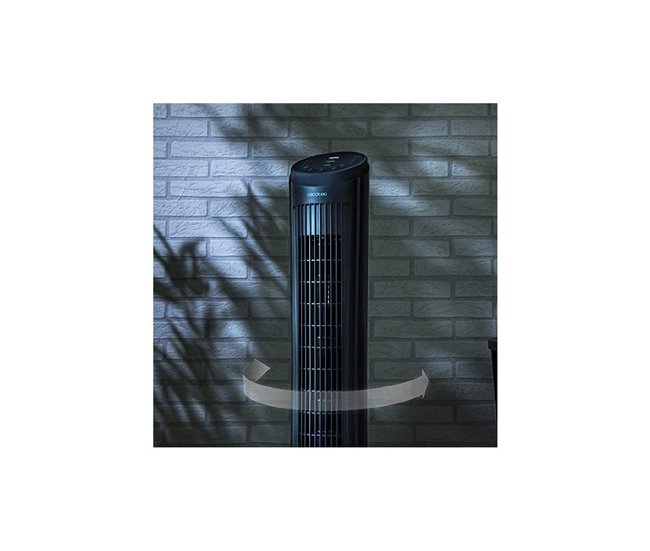 Ventilador de torre EnergySilence 9090 Skyline Cecotec Negro