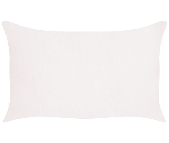 Beliani Cojín decorativo MILLET 50x30 Blanco/ Beige