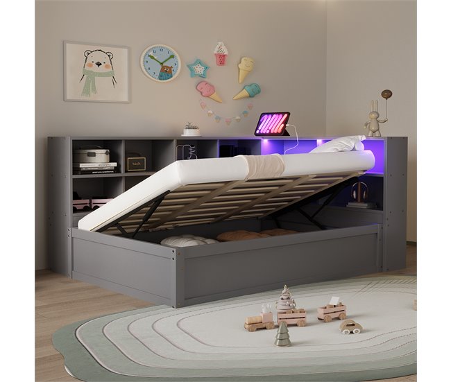 Canapés abatibles Gris