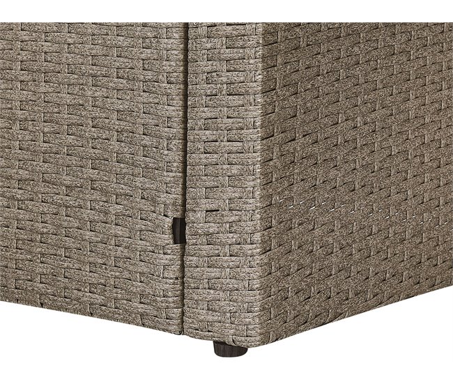 Beliani Conjunto de jardín BARDI Blanco