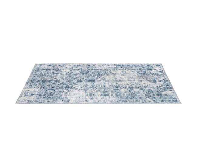 Alfombra de diseño vintage 60x110 Azul
