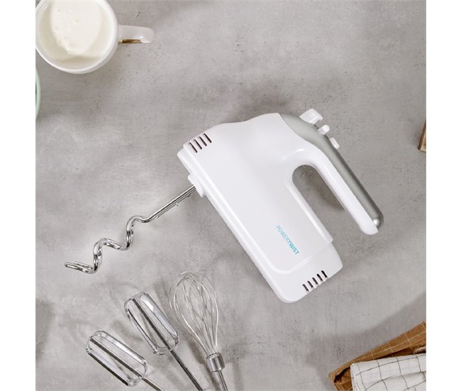 Cecotec Batidora de varillas Batidora De Varillas Powertwist 500 Blanco