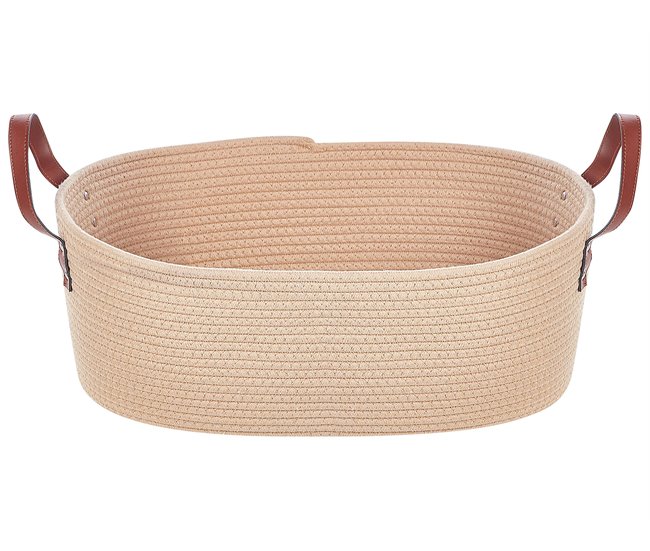 Beliani Estante de baño pequeño GISSAR Beige