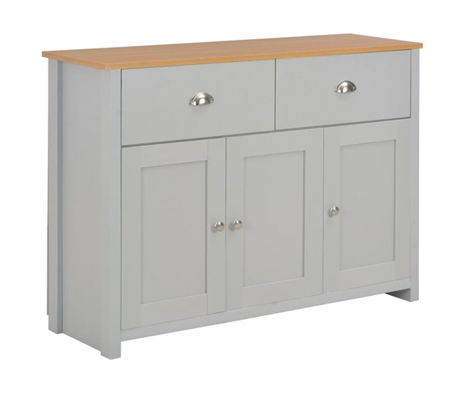 Aparador mueble almacenamiento cajones puertas en 4402264 Marron