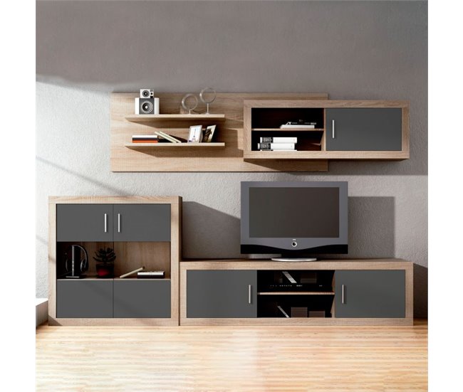 Salón Nuka V8 290 Gris Oscuro