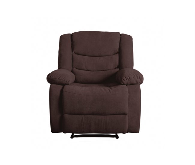 Sillón relax de tela CHEF2 Chocolate