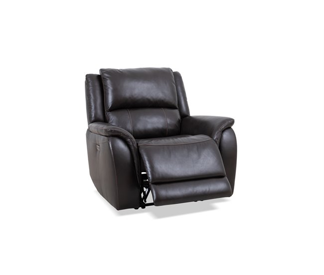 Sillón relax eléctrico color marrón NINFA Marron