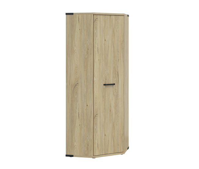 Armario de esquina 1 puerta Dako Marron Claro