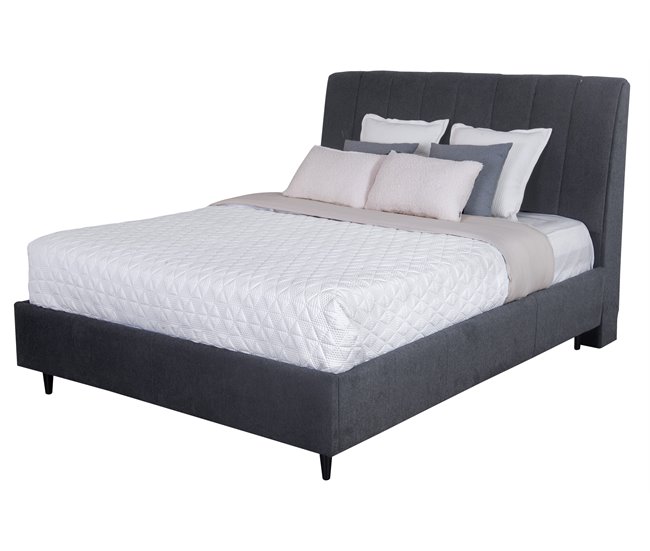 Cama MAJESTIC 150x190cm color gris Gris