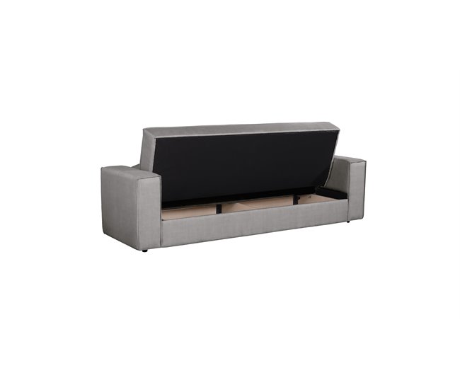 Sofá cama LAILA  3 plazas gris Gris