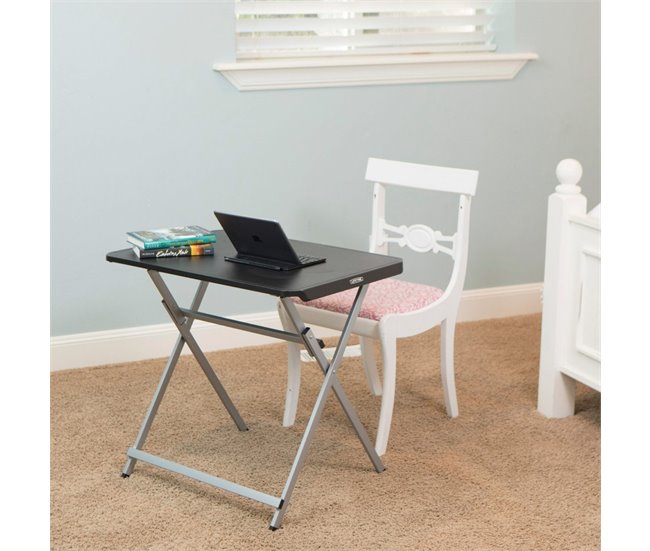 Mesa personal plegable rectangular 75x50,5x66 cm LIFETIME Negro