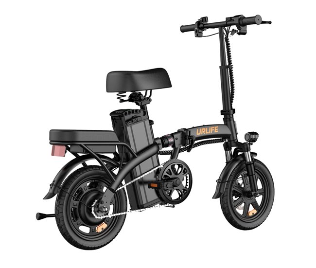 Bicicleta Eléctrica URLIFE F1L -Frenos de Disco Negro
