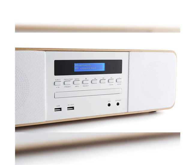 Microcadena Bluetooth Thomson MIC201IBT Natural/ Blanco