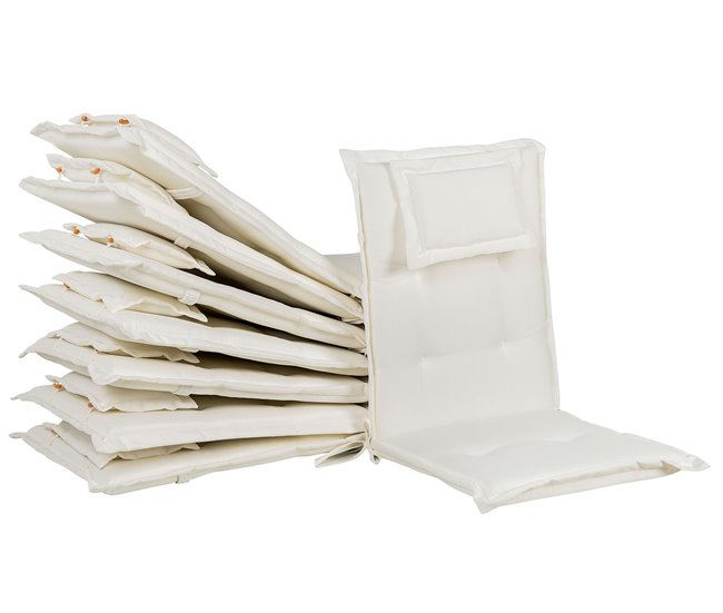 Beliani Cojines de asiento MAUI Azul