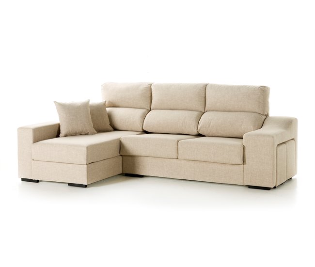 Chaise longue LUCIA IV Beige