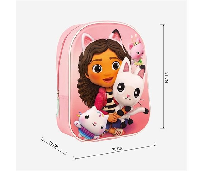 MOCHILA INFANTIL 3D GABBY'S DOLLHOUSE Multicolor