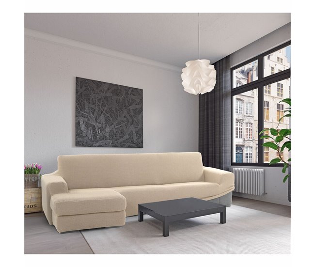 Funda para chaise longue de brazo corto izquierdo NIAGARA Beige