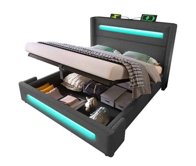 Canapés abatibles Gris