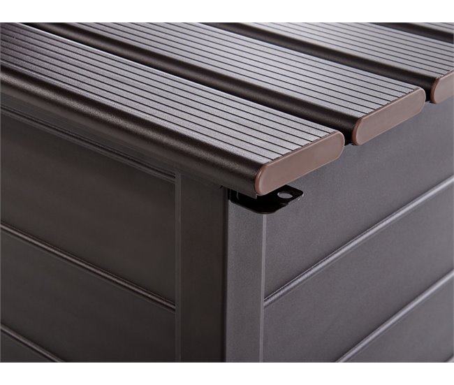 Beliani Arcón CAMPALTO 123 Gris Oscuro